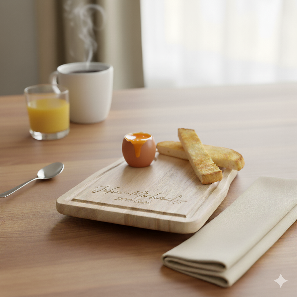 Personalised Breakfast "Dippy Egg" board