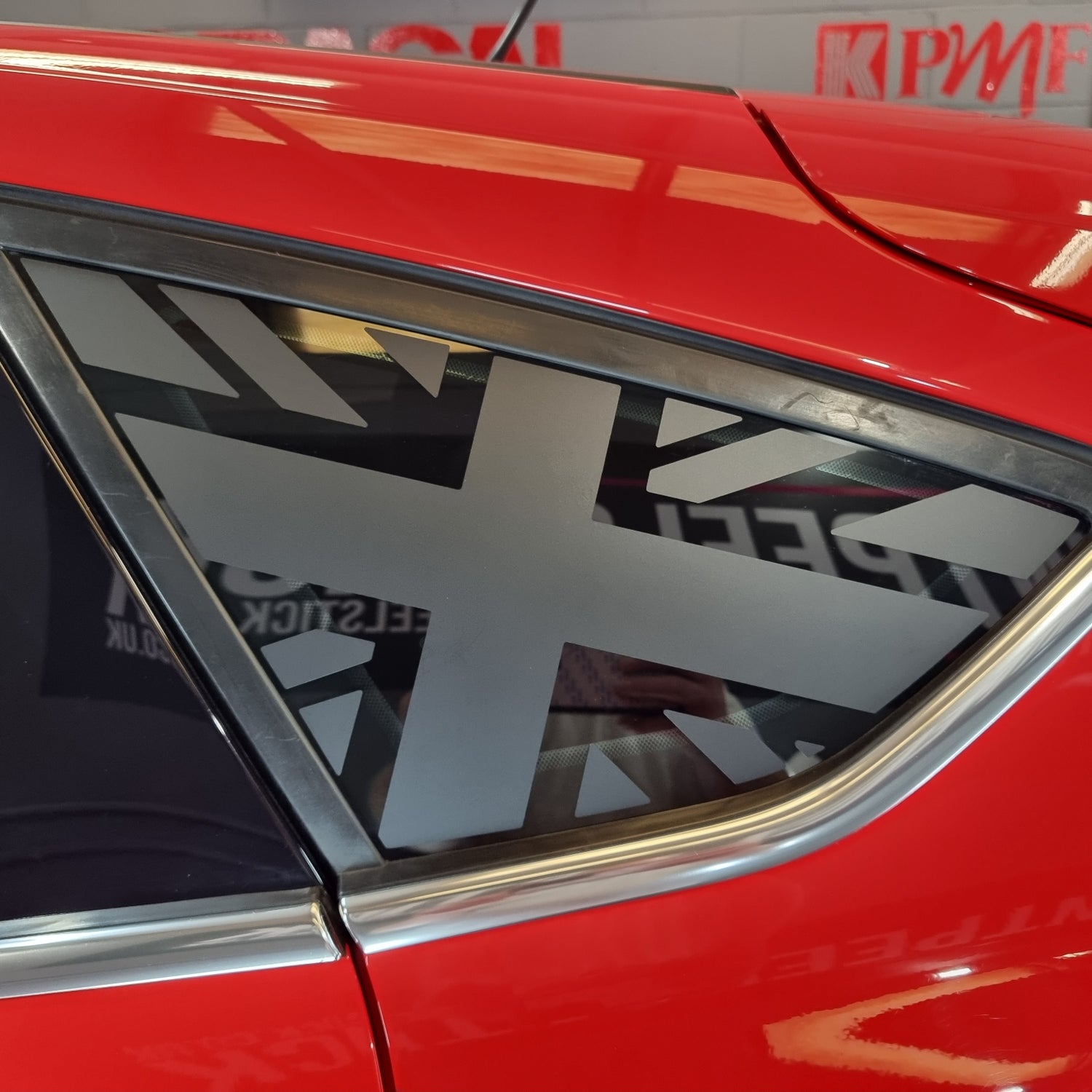 MK3 & 3.5 Focus Union Jack Rear Window Flag Decal Set (Pair)