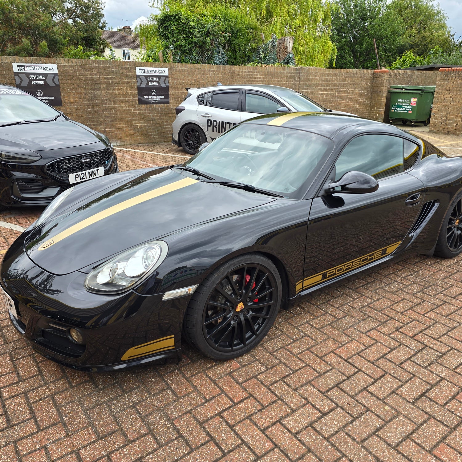 Porsche Cayman 987 "Up & Over" Stripe Set (2006 - 2012)