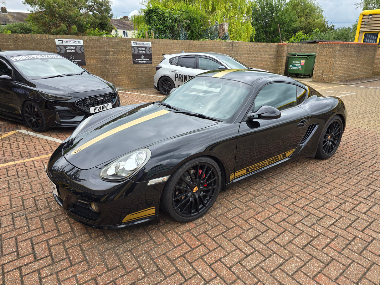 Porsche Cayman 987 "Up & Over" Stripe Set (2006 - 2012)