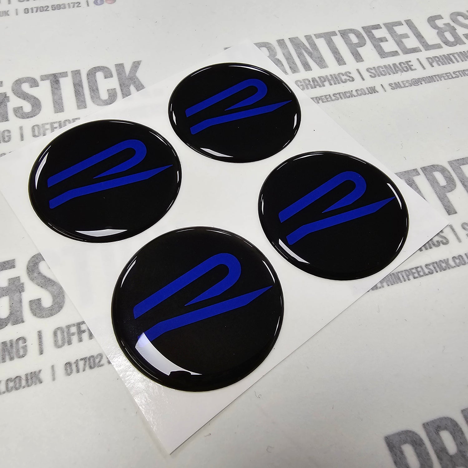 Wheel Centre Cap Gels (Set of 4) - VW "R" (New Style)