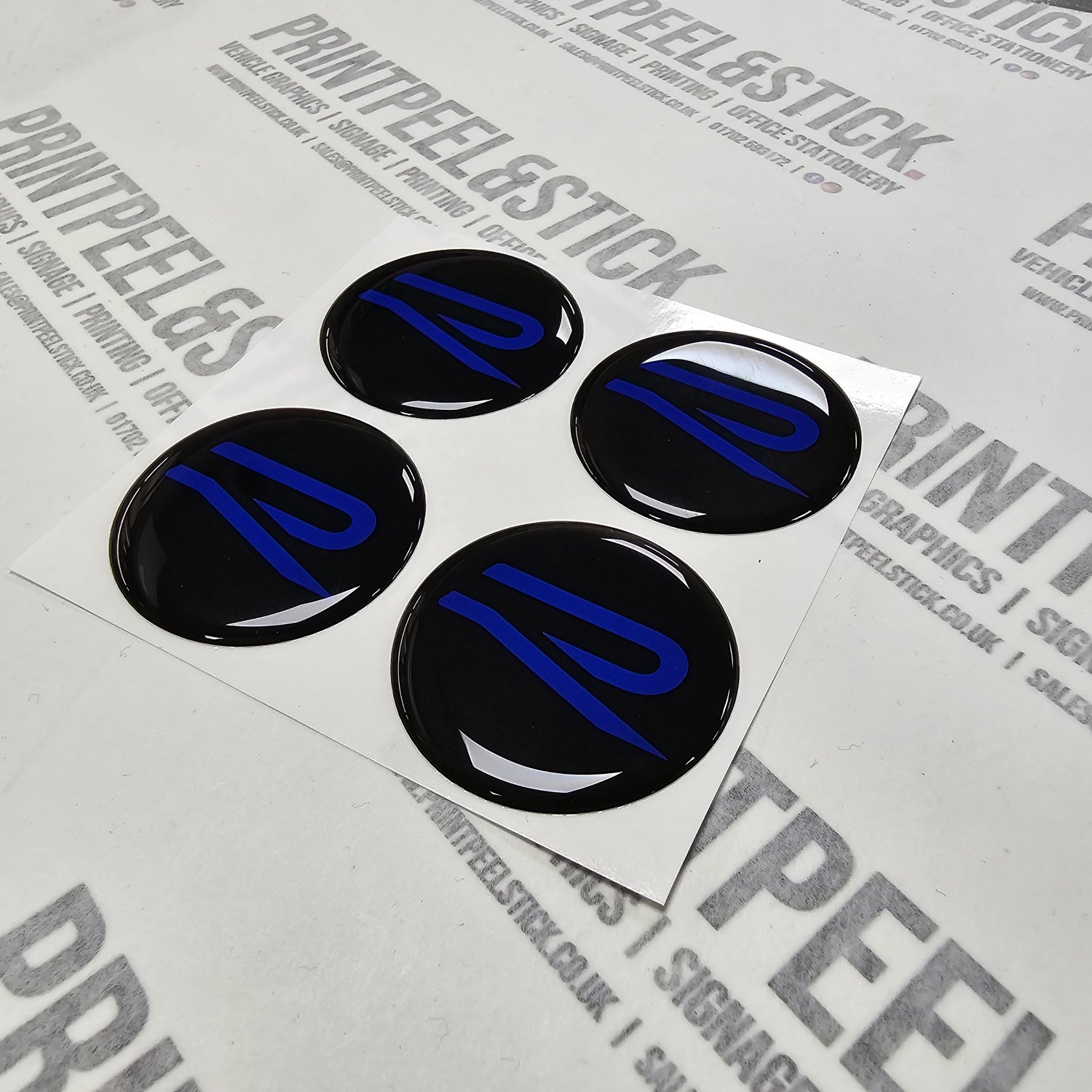 Wheel Centre Cap Gels (Set of 4) - VW "R" (New Style)