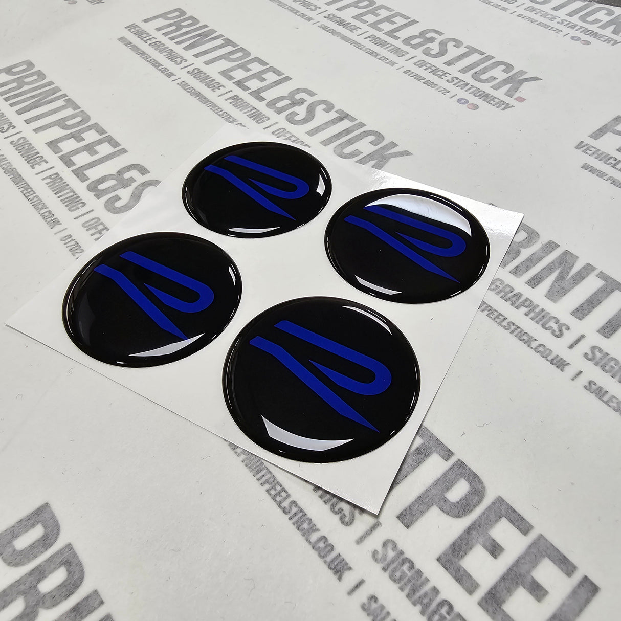 Wheel Centre Cap Gels (Set of 4) - VW "R" (New Style)