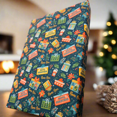 Personalised Christmas Wrapping Paper - 610mm x 4 metre Roll