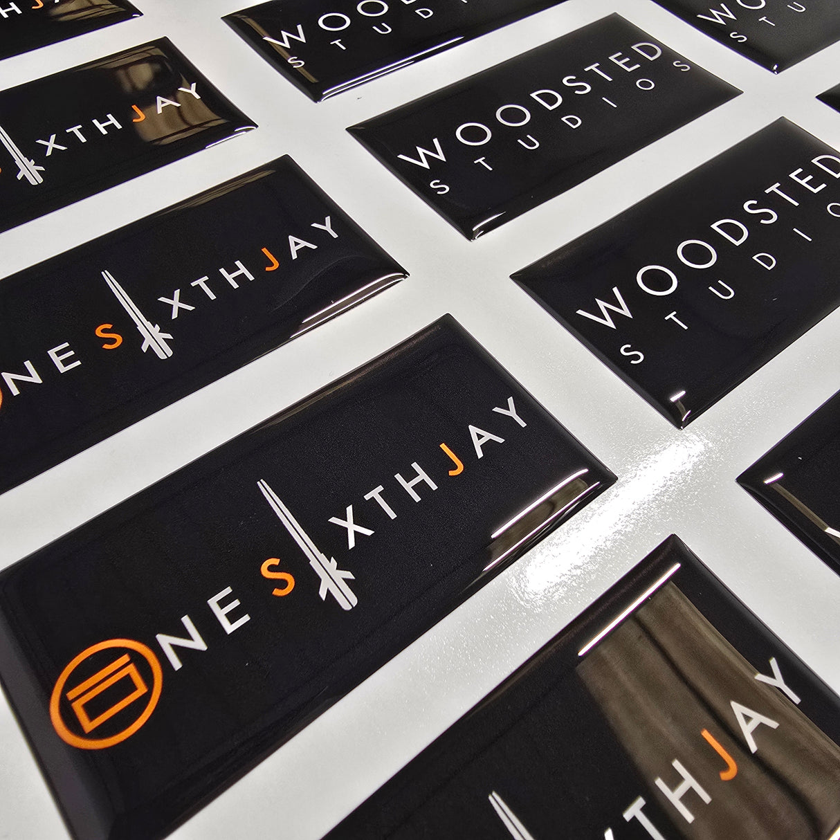 Domed Stickers - Rectangle