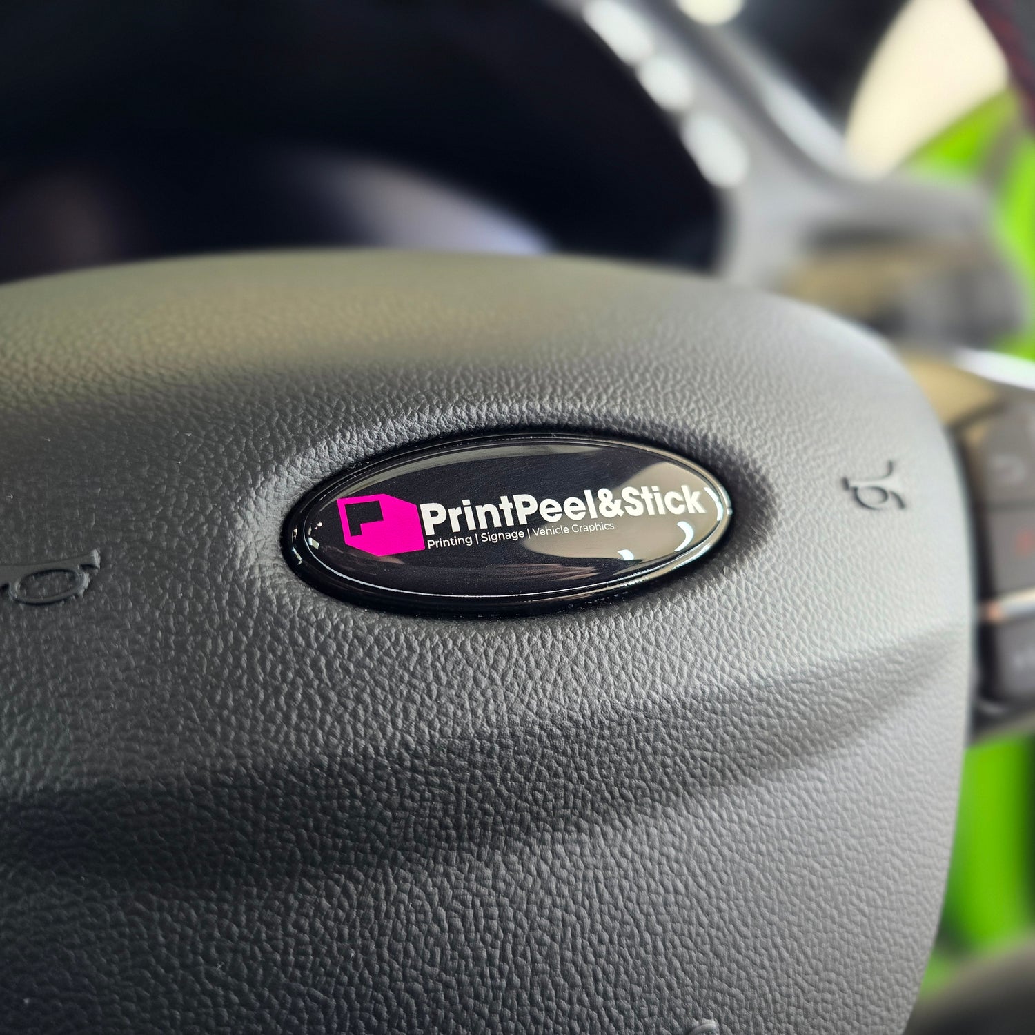 "Oval" Gel Badge Overlays - Mk6 Fiesta (NOT Zetec S or ST)