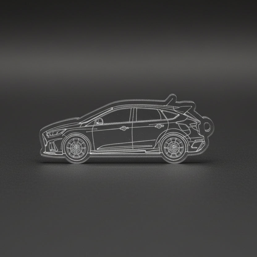 Vehicle Outline Keyring - Laser Cut & Engraved - Merchandise
