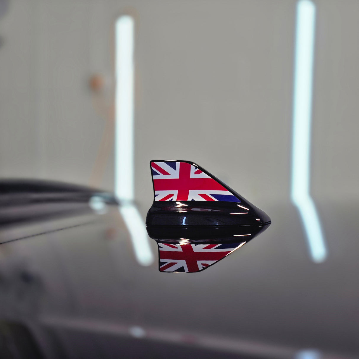 Shark Fin Aerial Flag Decal Sticker - Set of 2 - Sun Strips