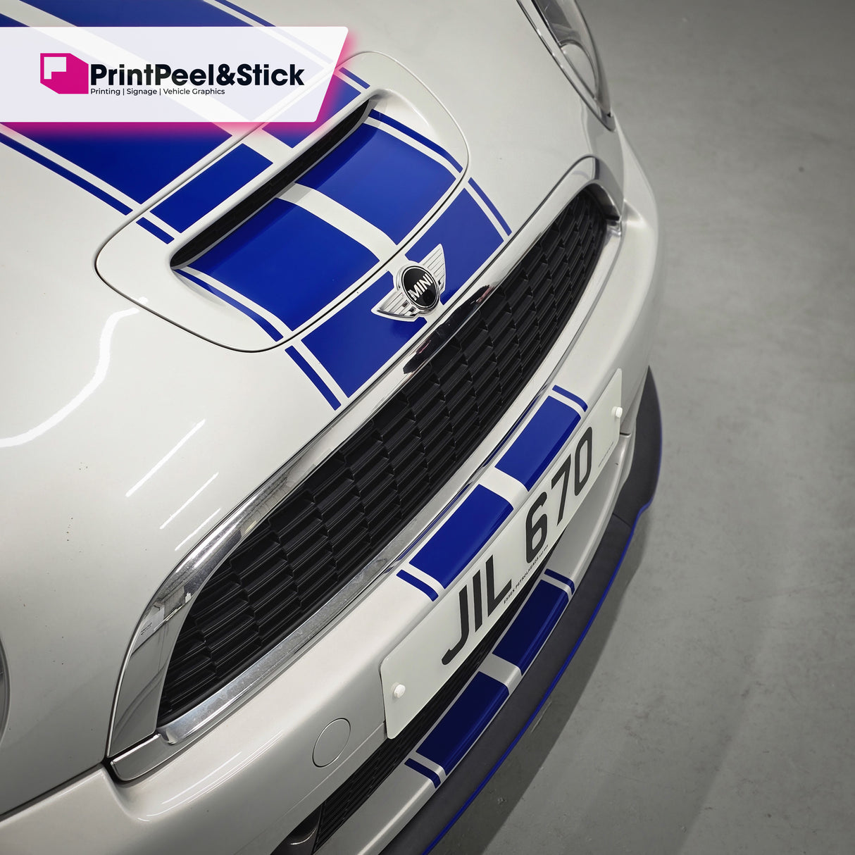 Mini R59 "Up and Over" Stripes