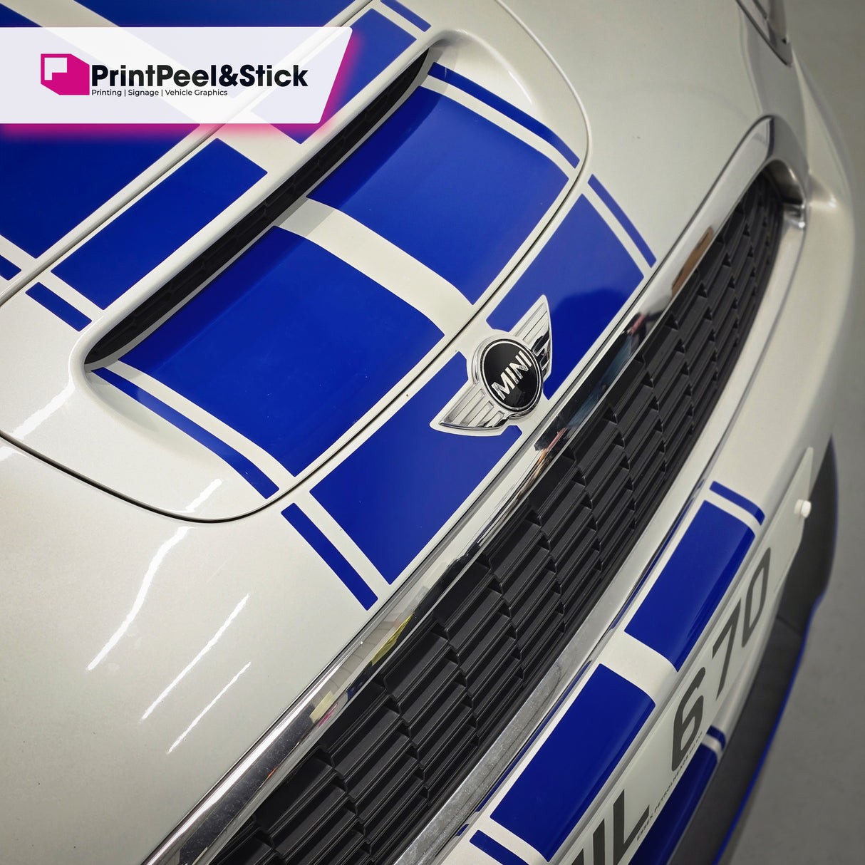 Mini R59 "Up and Over" Stripes