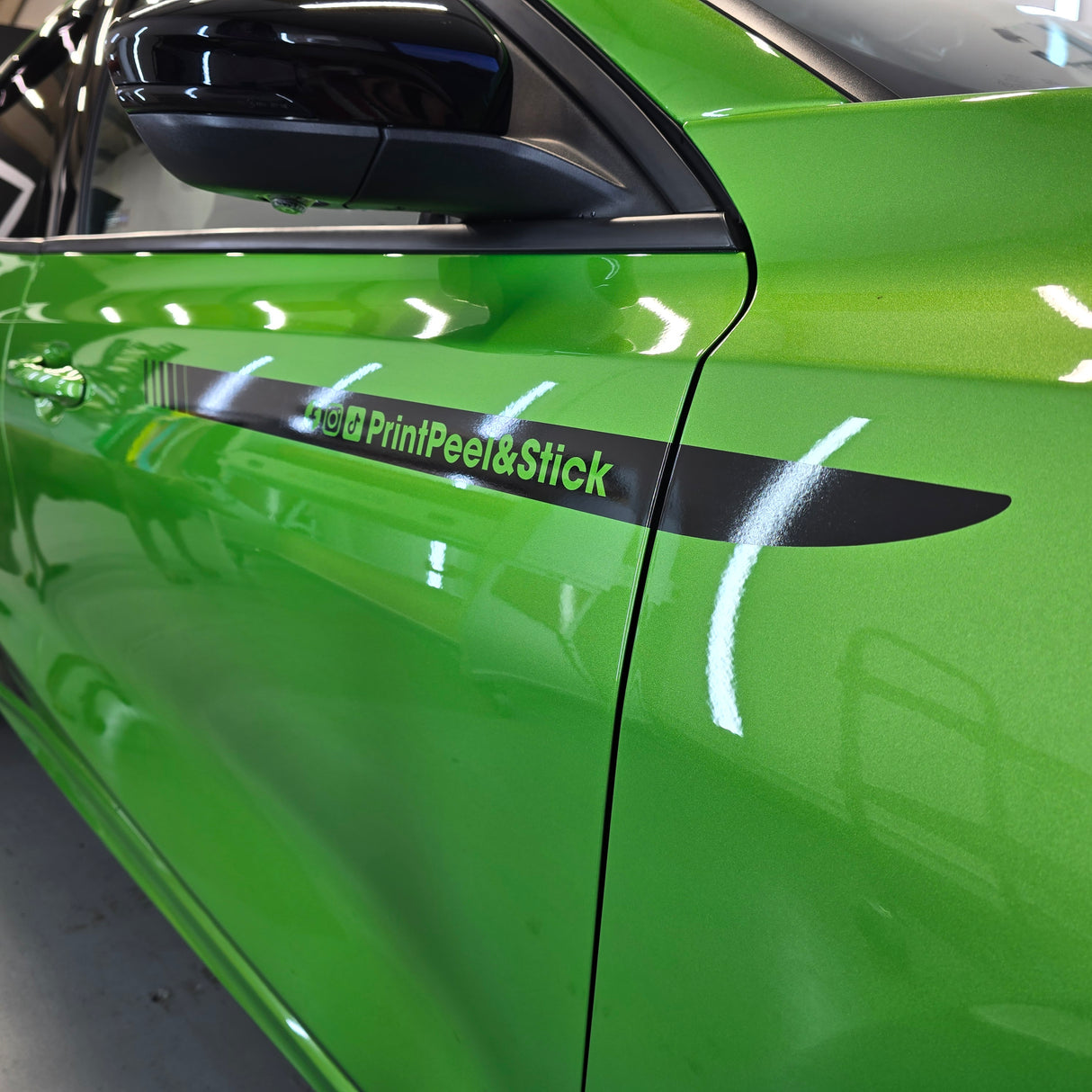 Vehicle Upper Side Splash Decal - Universal Fit