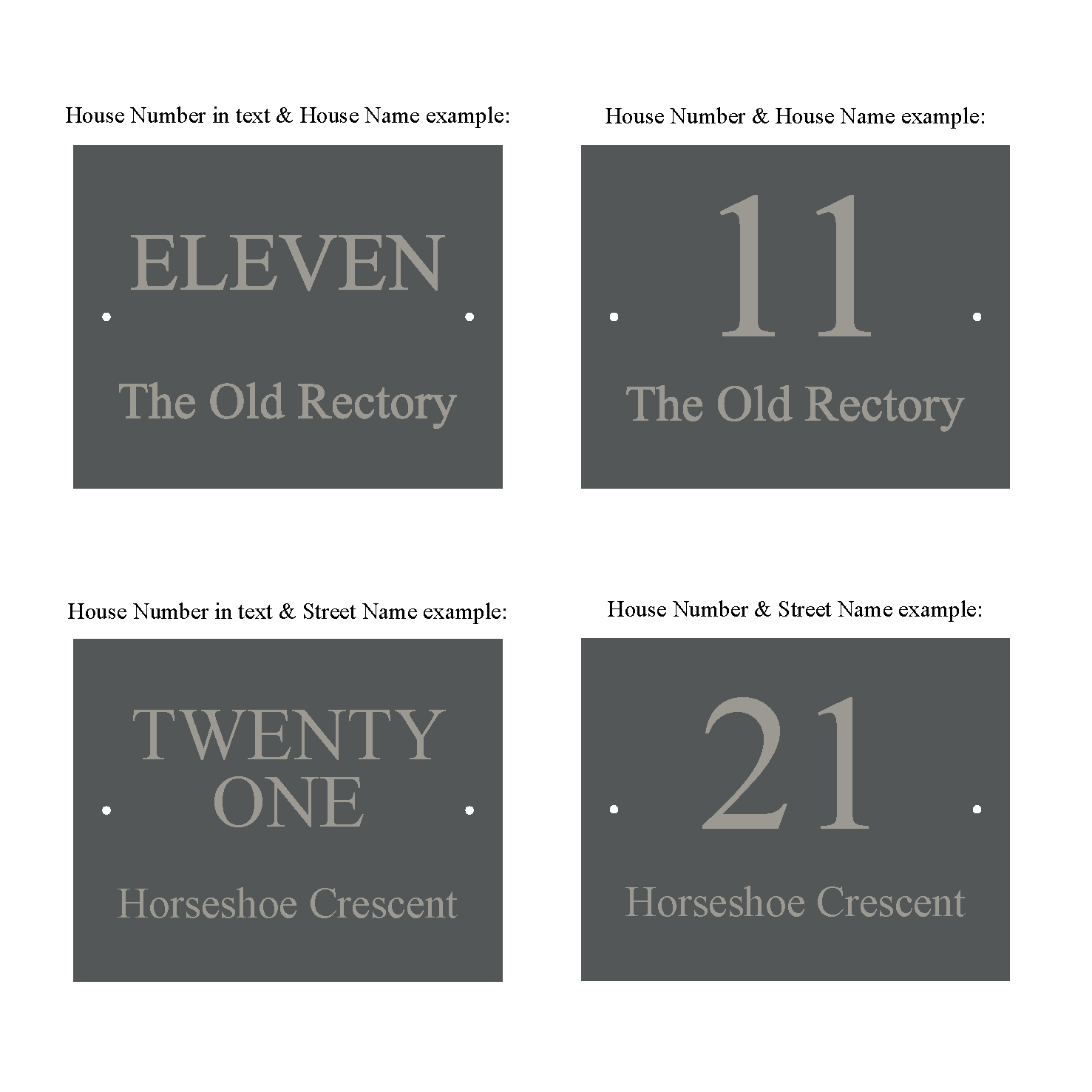 Slate Plaque 250mm x 200mm