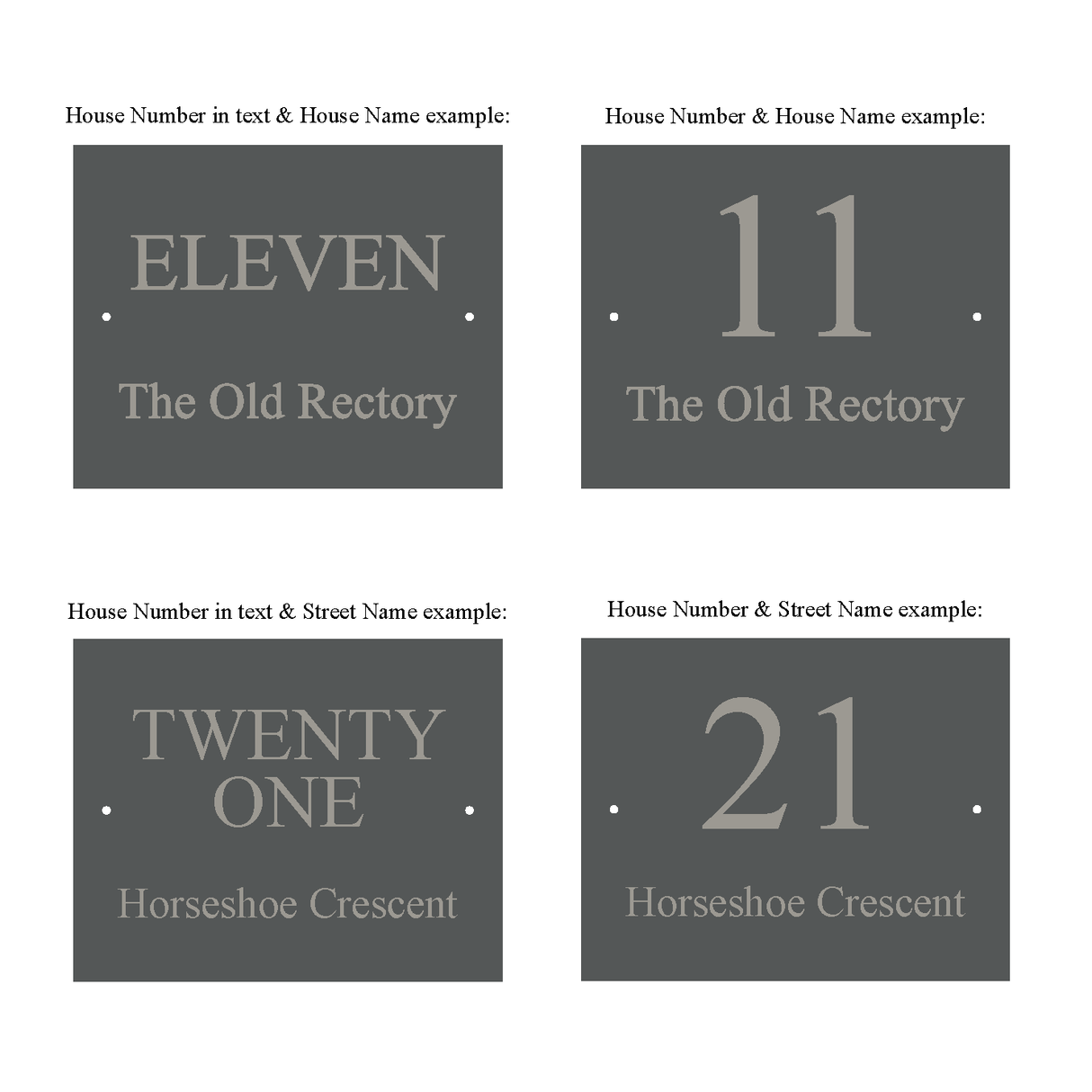 Slate Plaque 250mm x 200mm