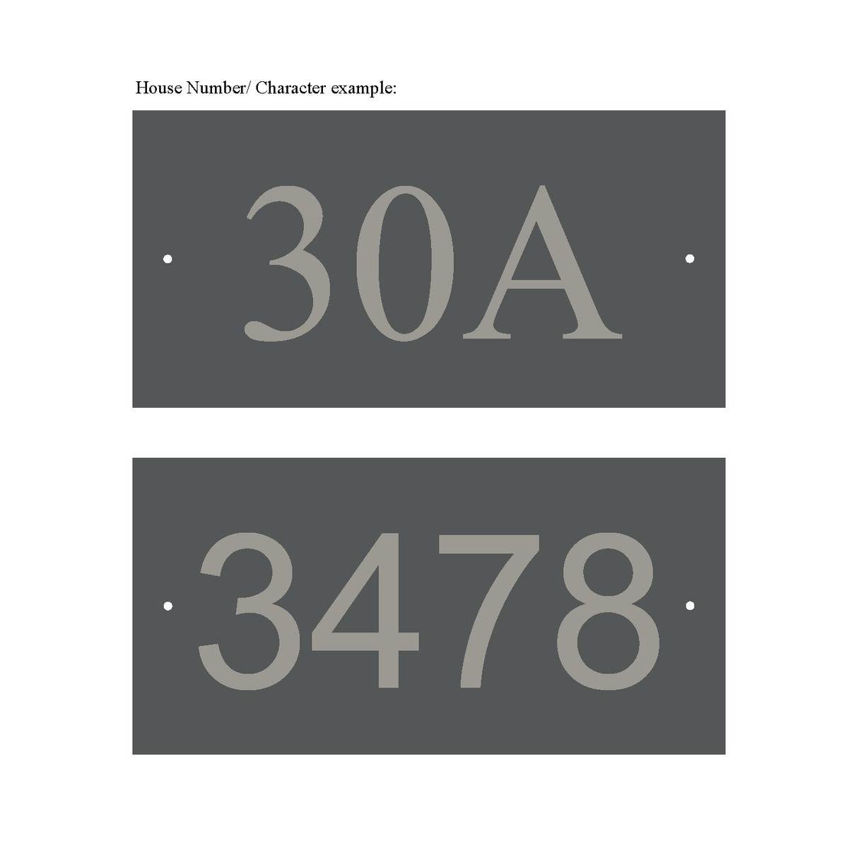 Slate Plaque 300mm x 150mm