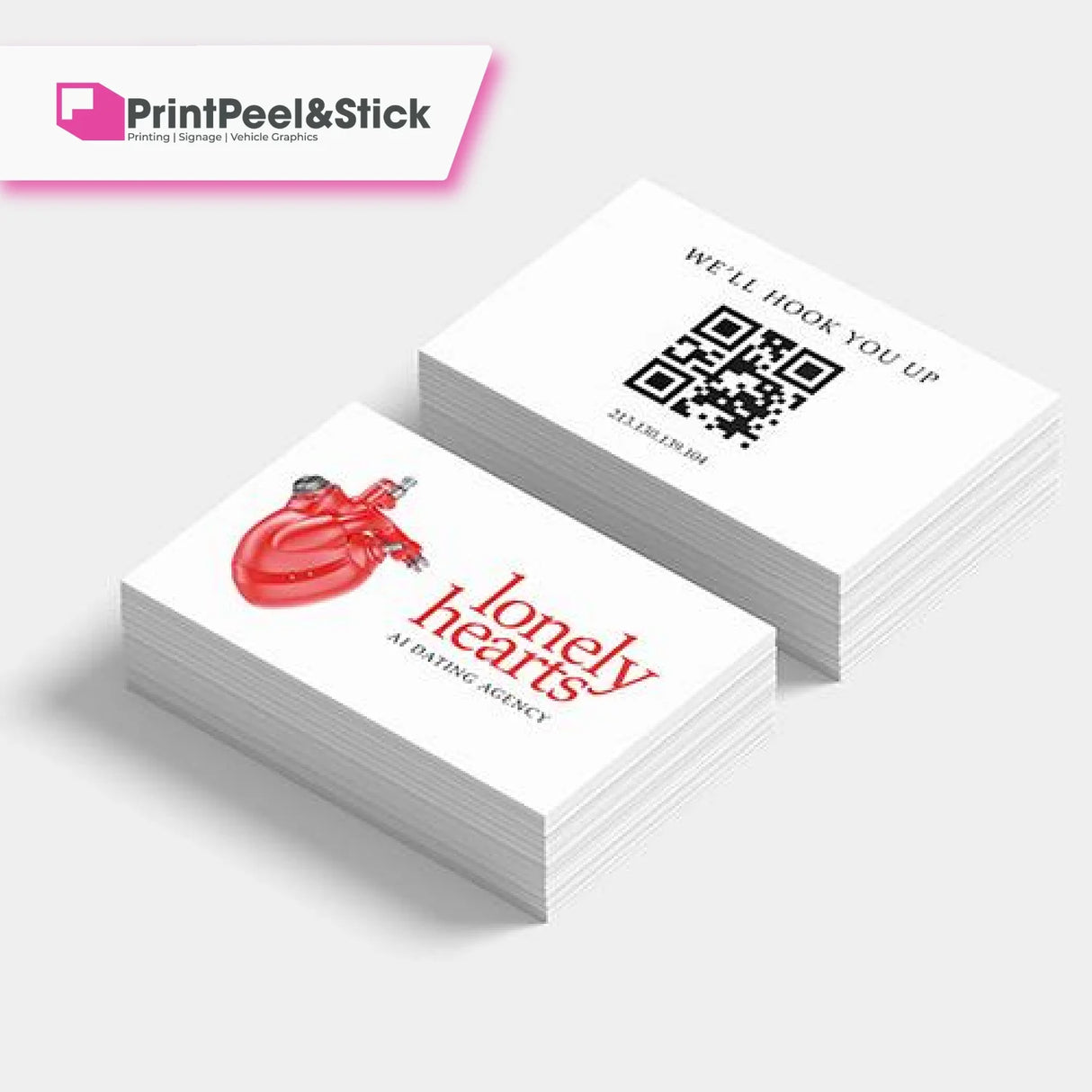 350gsm Silk Business Cards