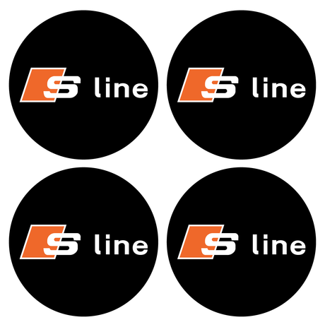 Wheel Centre Cap Gels (Set of 4) - Audi "S Line"