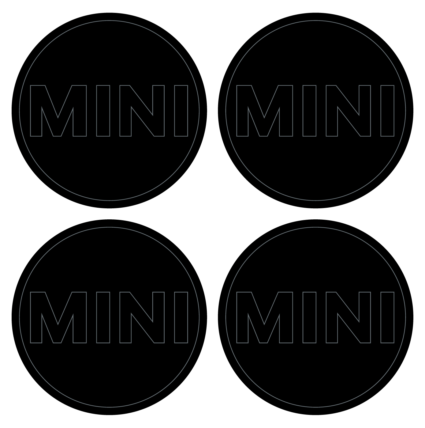 Wheel Centre Cap Gels (Set of 4) - Mini