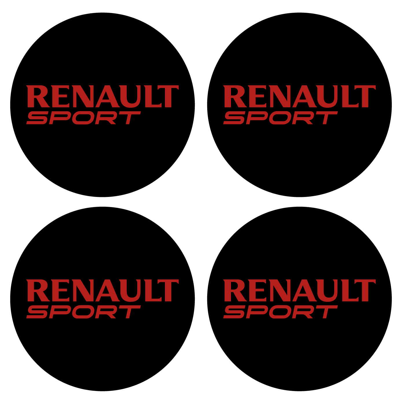 Wheel Centre Cap Gels (Set of 4) - Renault Sport