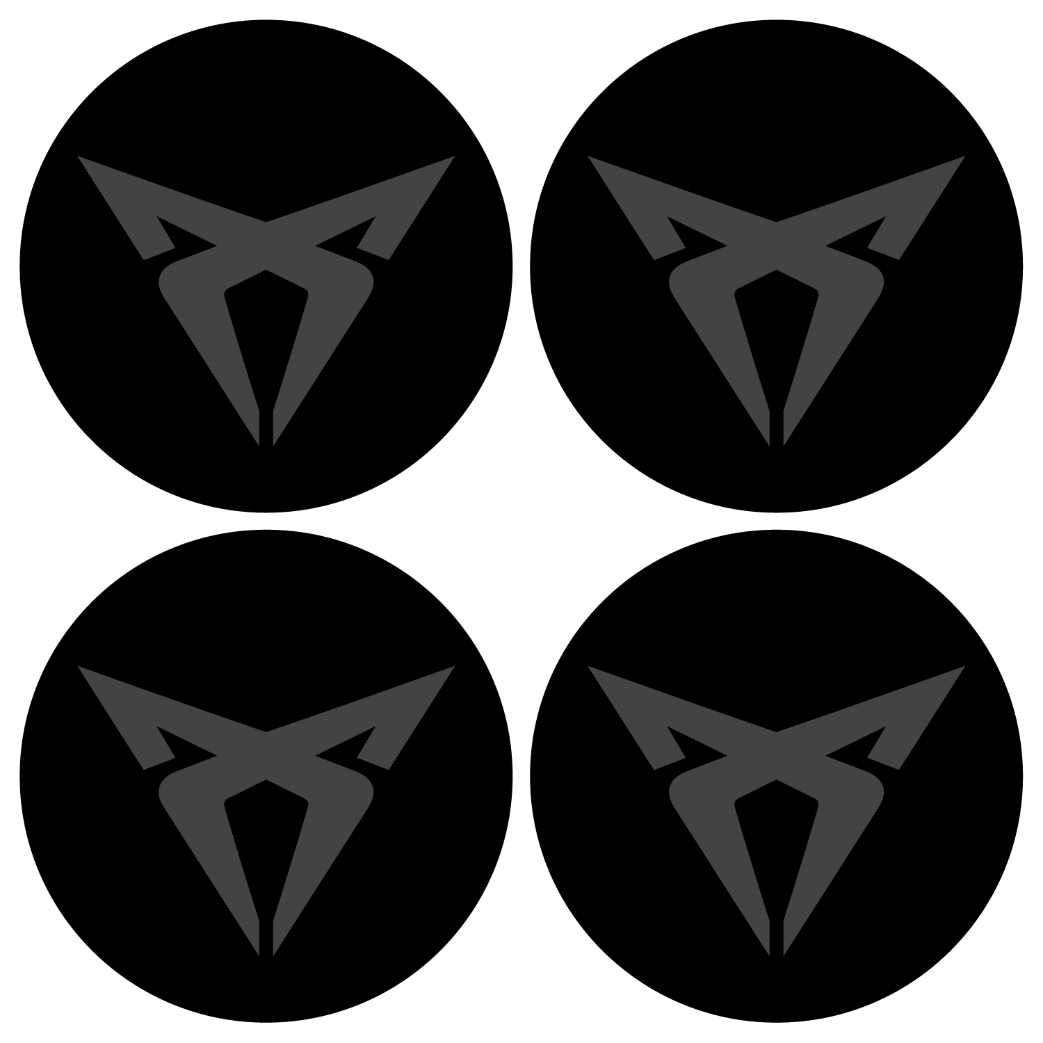 Wheel Centre Cap Gels (Set of 4) - SEAT Cupra