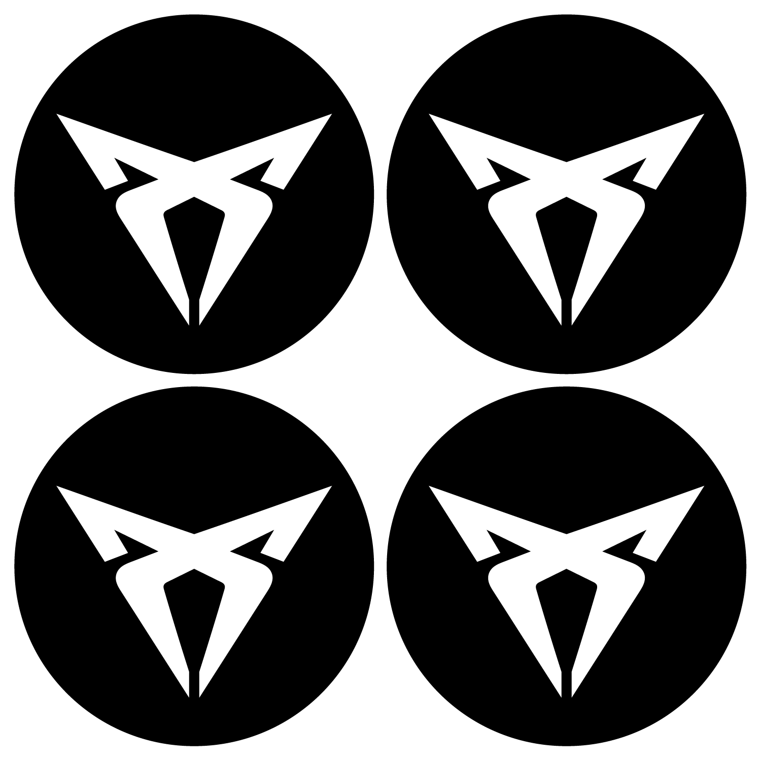 Wheel Centre Cap Gels (Set of 4) - SEAT Cupra