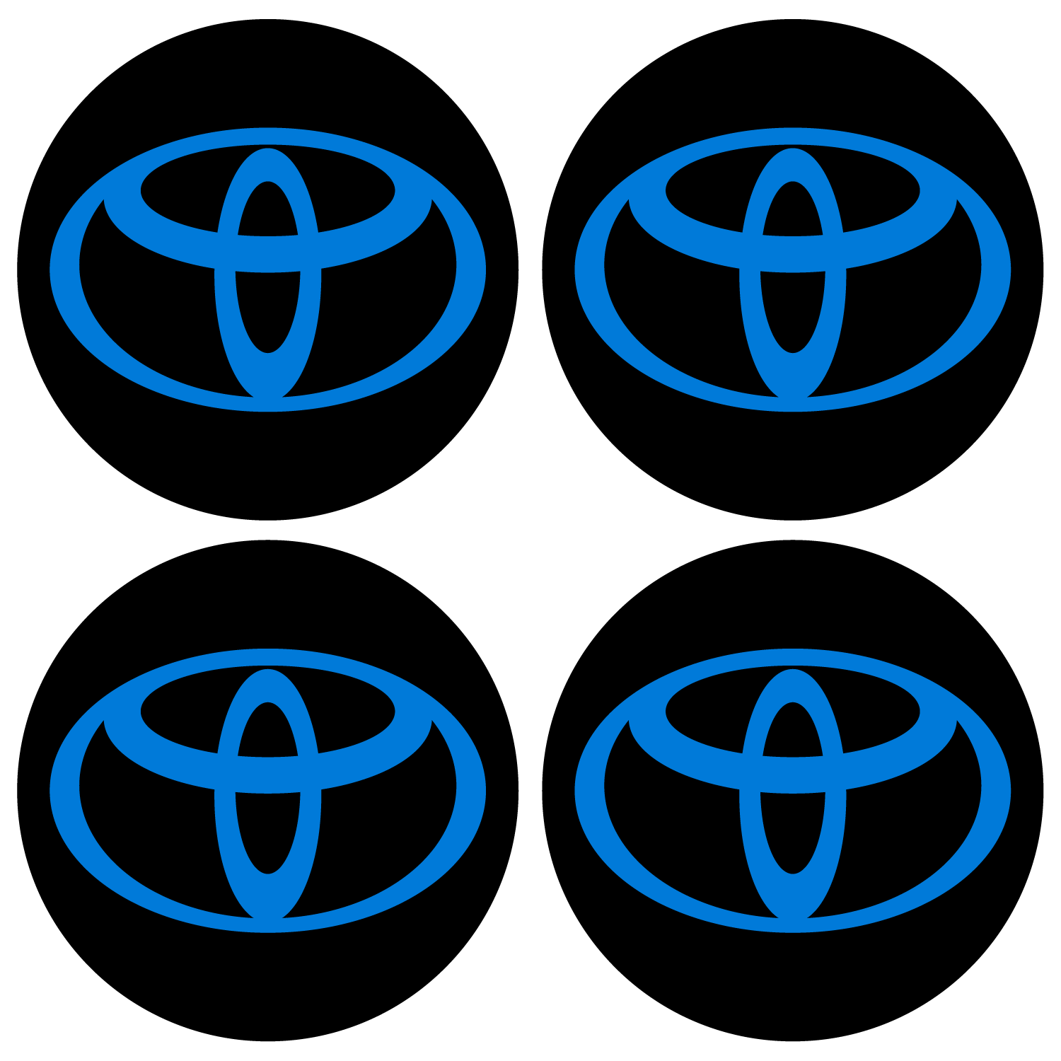 Wheel Centre Cap Gels (Set of 4) - Toyota