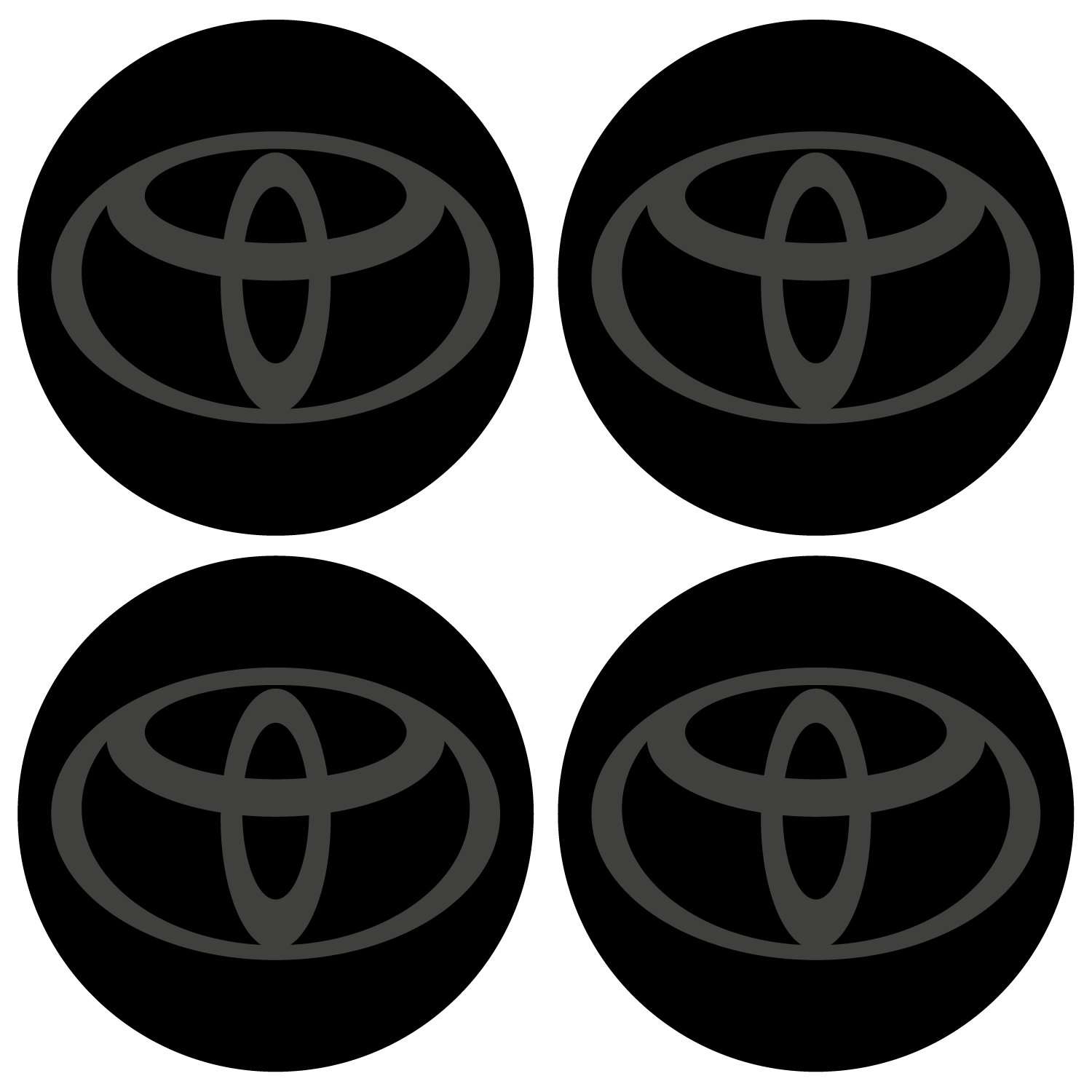 Wheel Centre Cap Gels (Set of 4) - Toyota