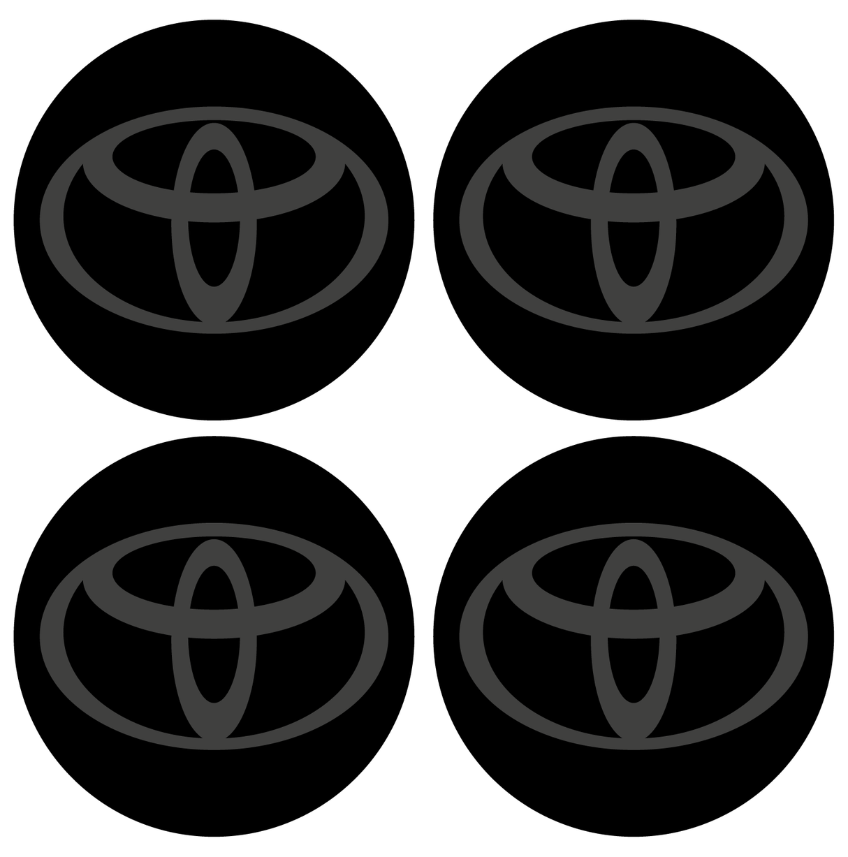 Wheel Centre Cap Gels (Set of 4) - Toyota
