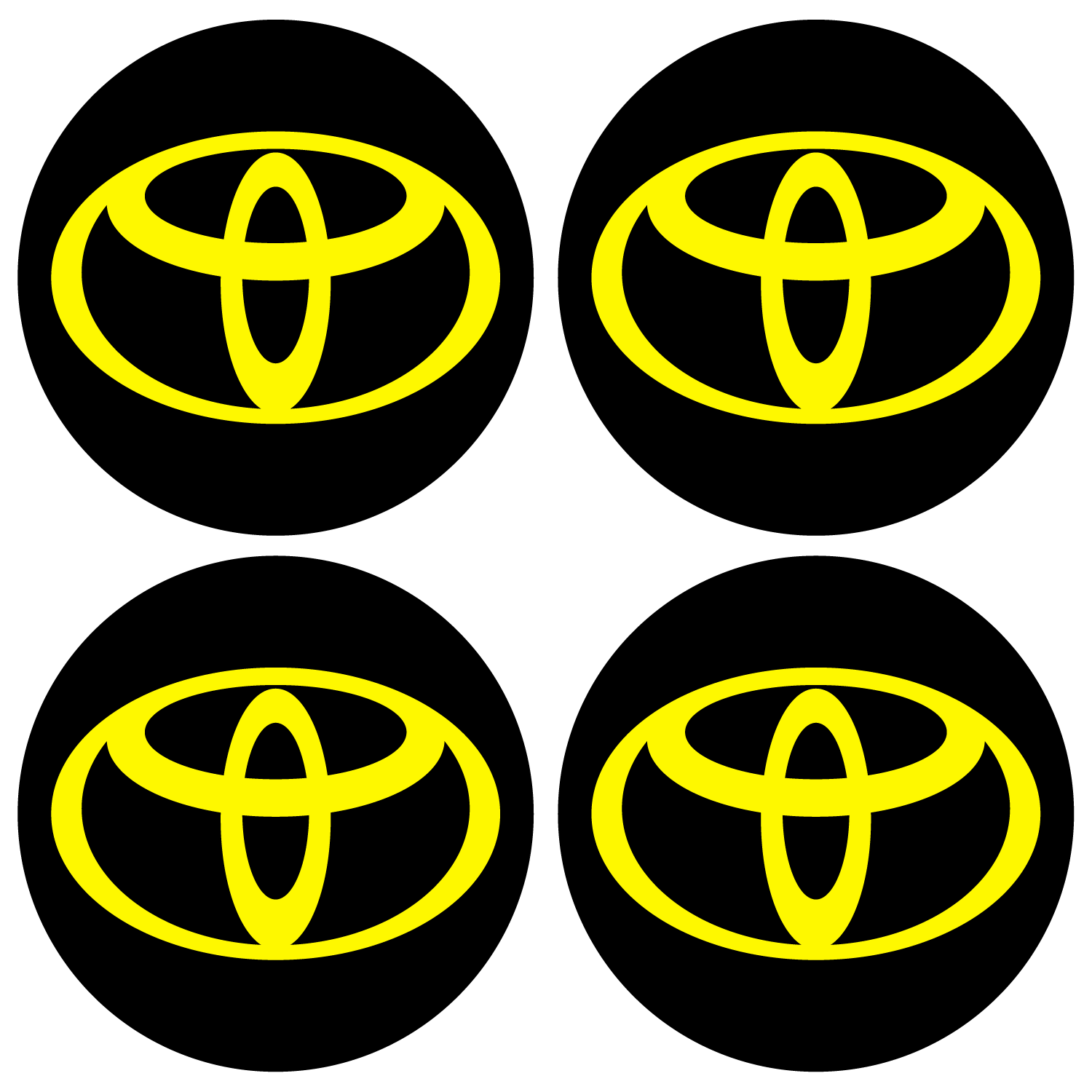 Wheel Centre Cap Gels (Set of 4) - Toyota