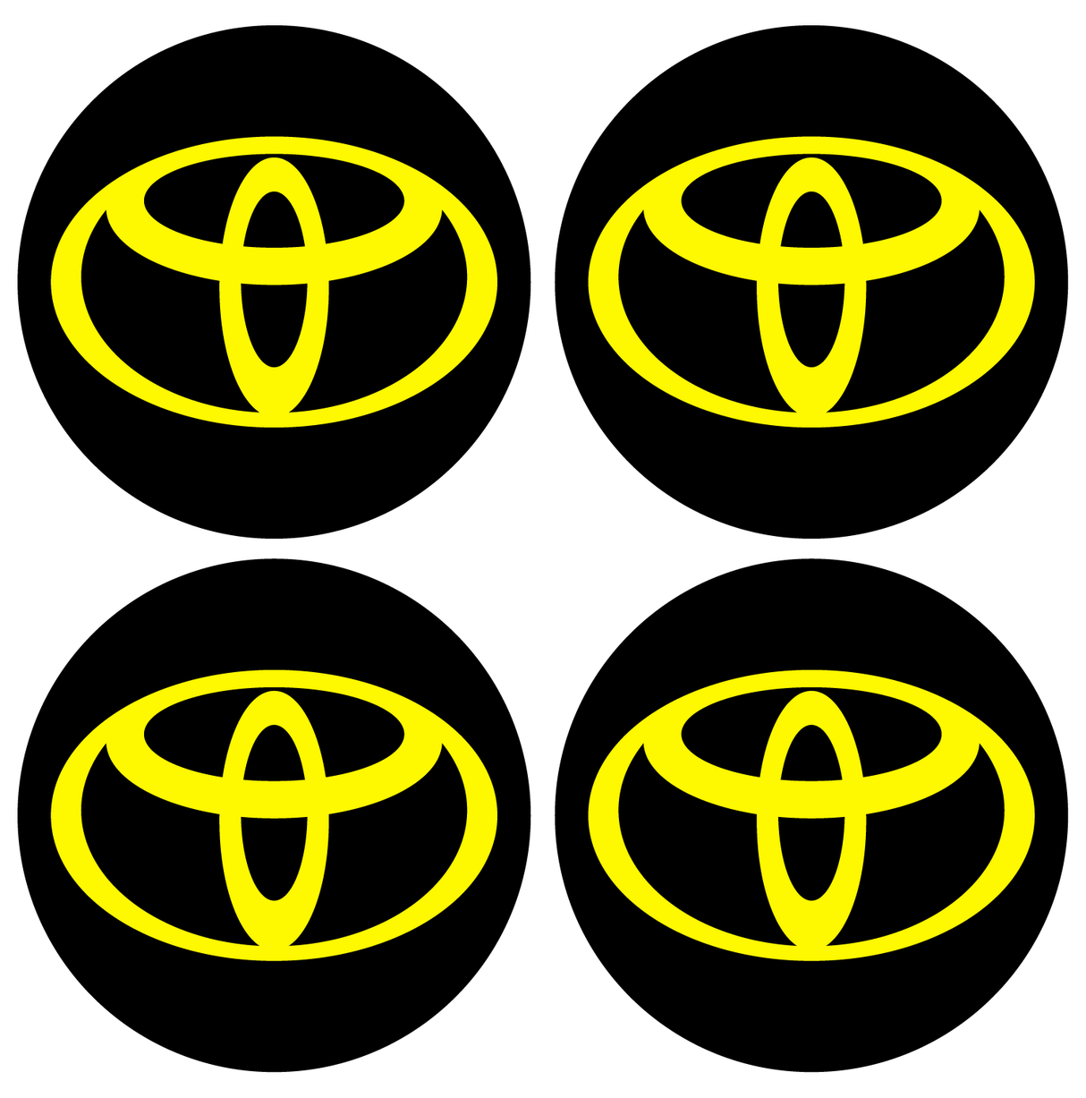 Wheel Centre Cap Gels (Set of 4) - Toyota