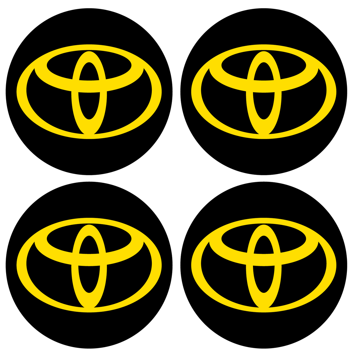 Wheel Centre Cap Gels (Set of 4) - Toyota