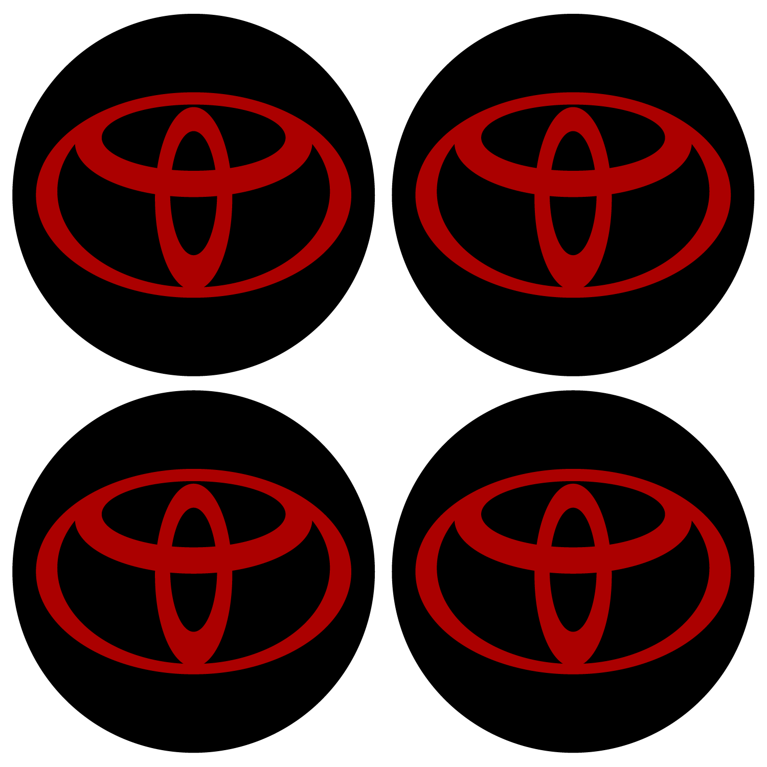 Wheel Centre Cap Gels (Set of 4) - Toyota