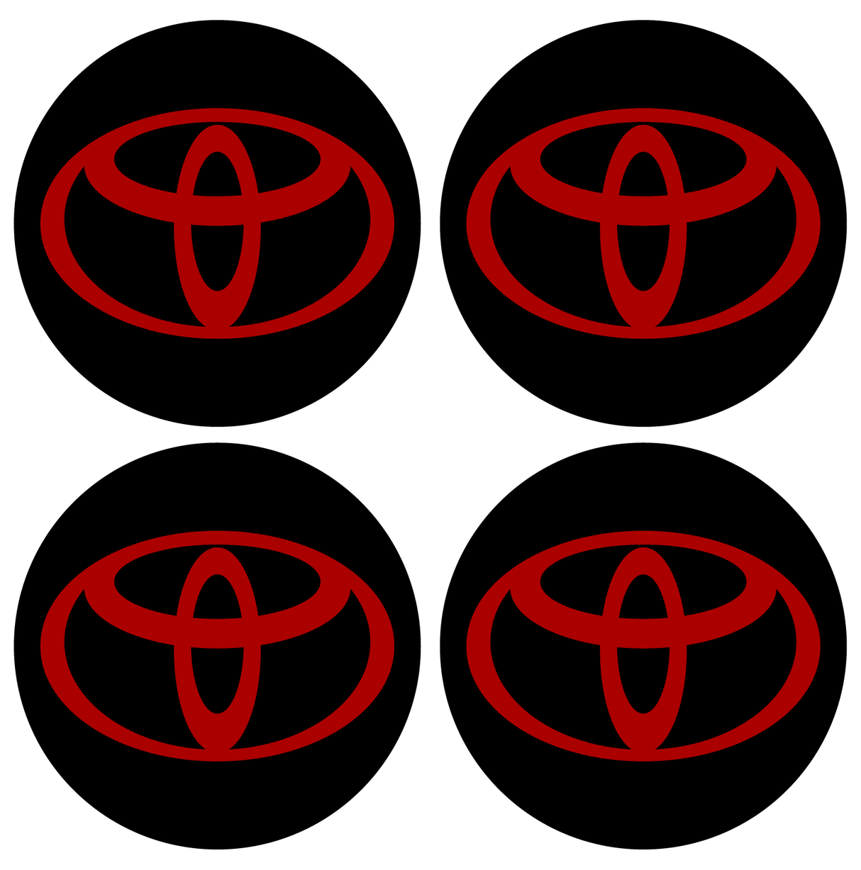 Wheel Centre Cap Gels (Set of 4) - Toyota