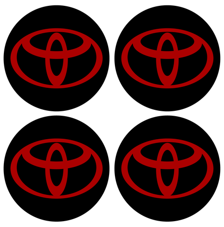 Wheel Centre Cap Gels (Set of 4) - Toyota