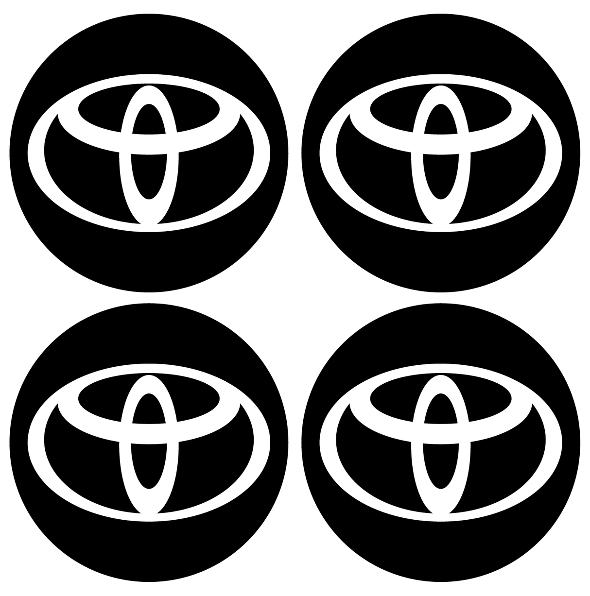 Wheel Centre Cap Gels (Set of 4) - Toyota