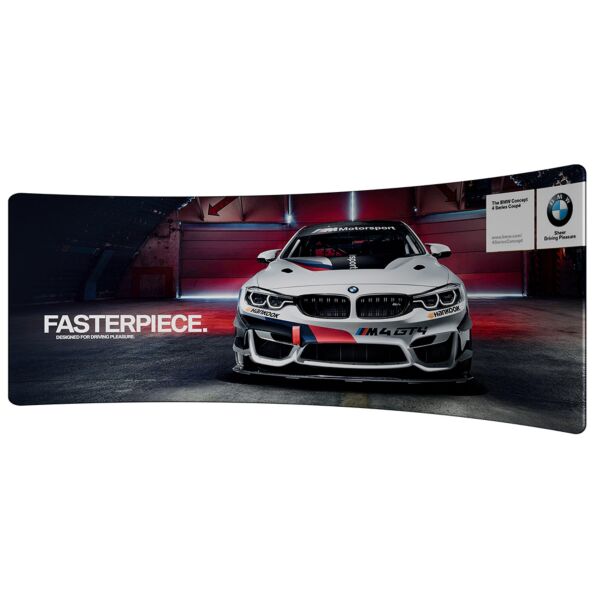 6m Soft Touch Curved Fabric Display
