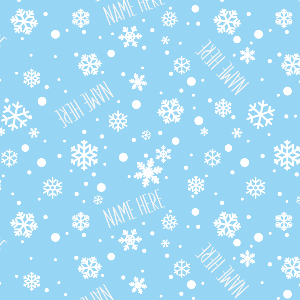 Personalised Christmas Wrapping Paper - 610mm x 4 metre Roll