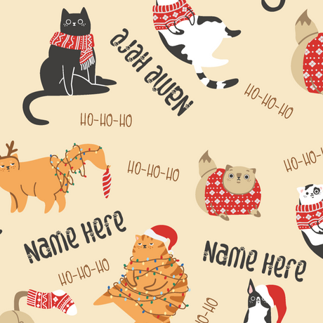 Personalised Christmas Wrapping Paper - 610mm x 4 metre Roll