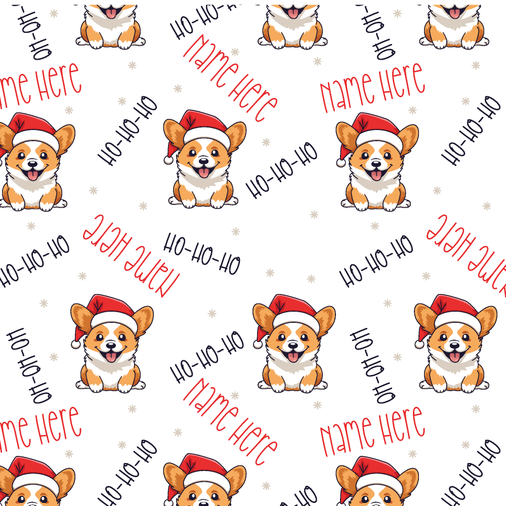 Personalised Christmas Wrapping Paper - 610mm x 4 metre Roll