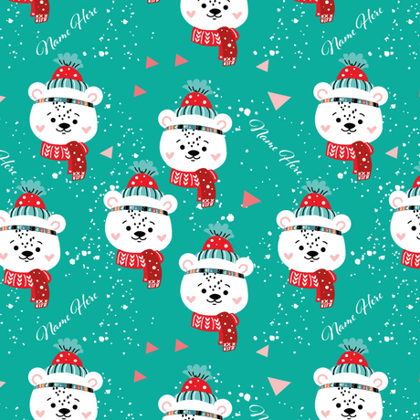 Personalised Christmas Wrapping Paper - 610mm x 4 metre Roll