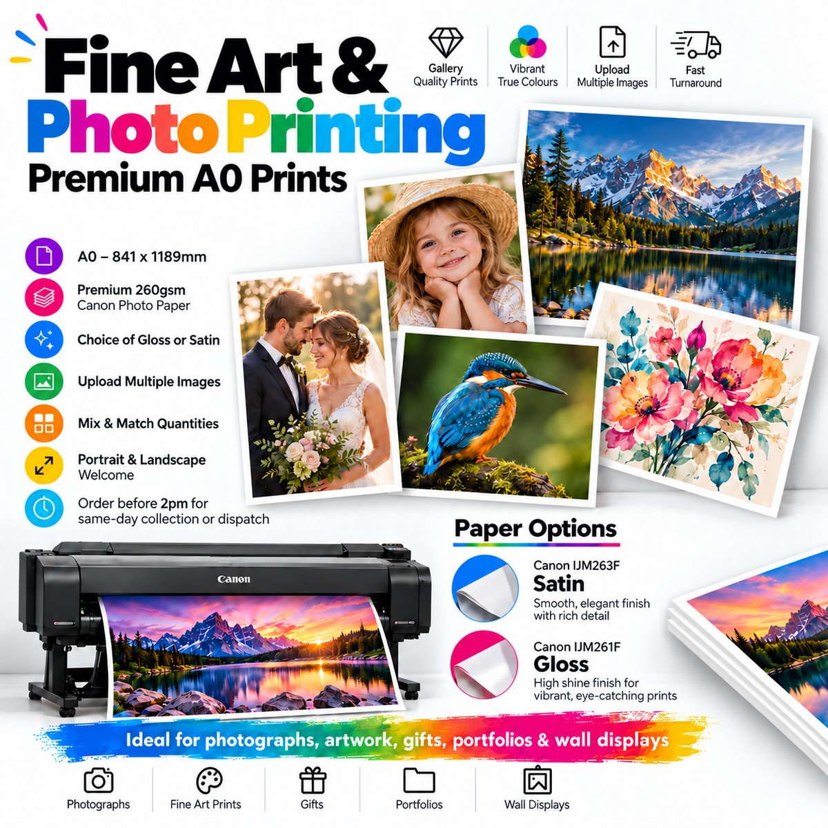A0 Fine Art / Photography Printing