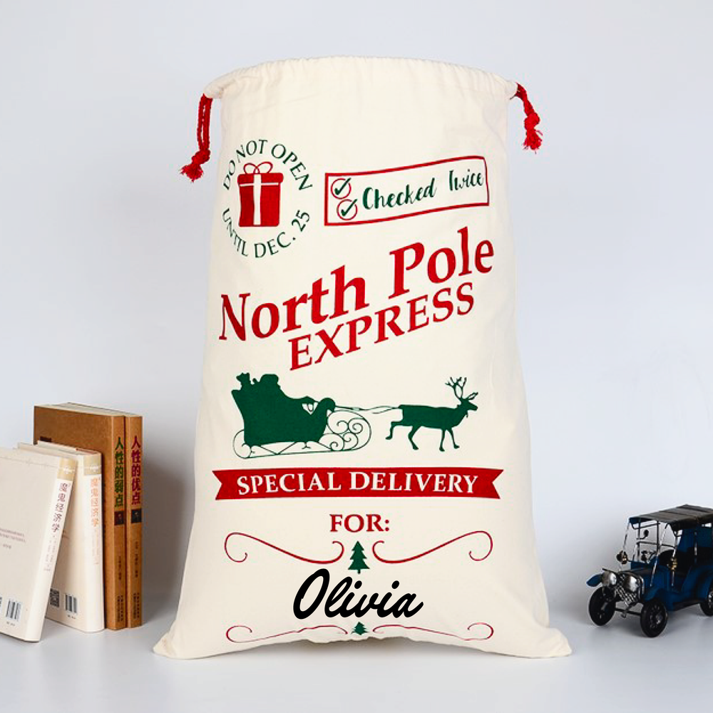 Christmas North Pole Express Santa Sack 75 x 45cm