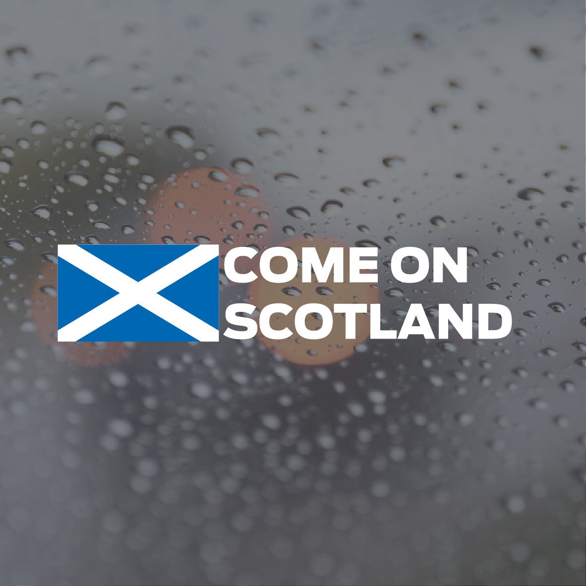 COME ON SCOTLAND - World Cup Support Sticker