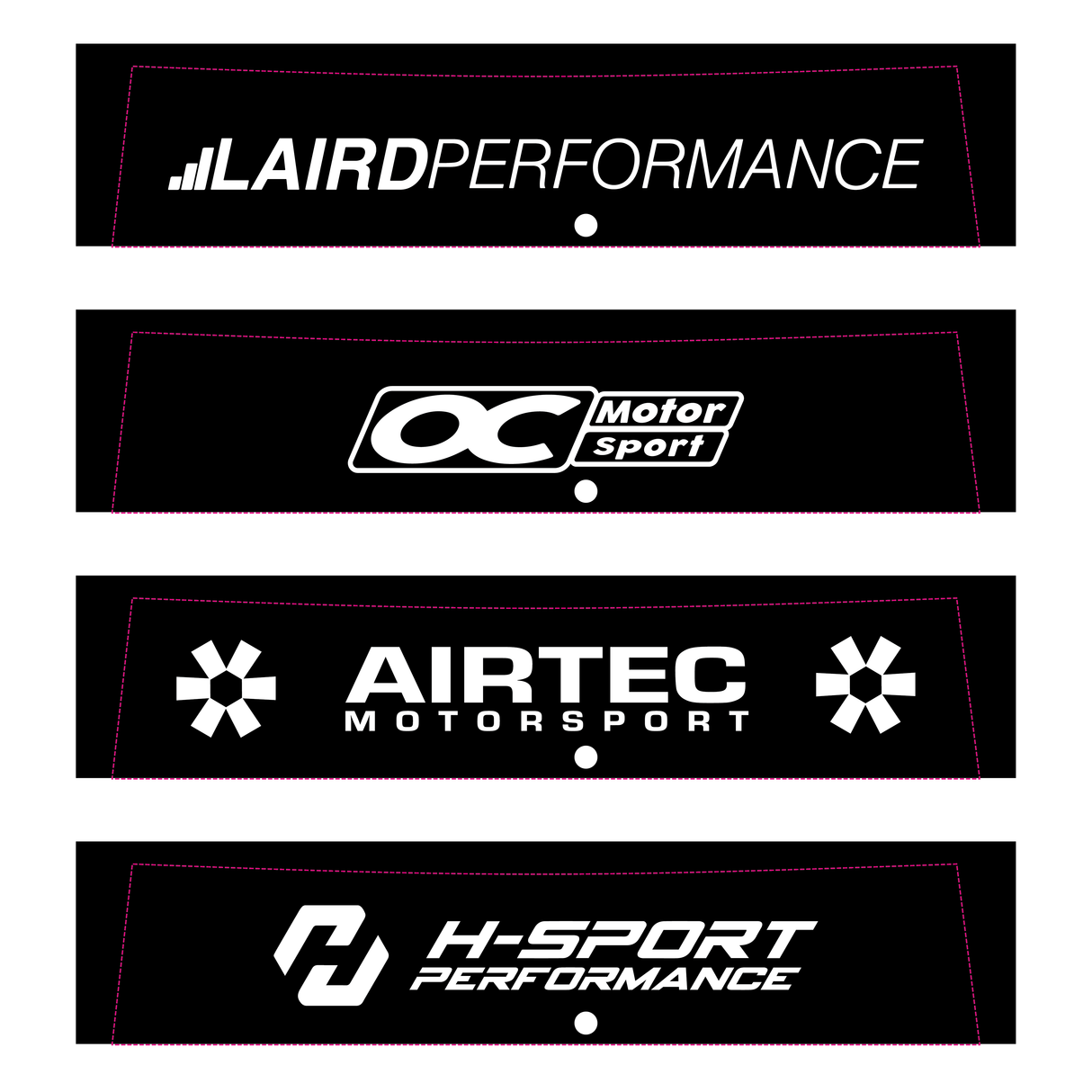 Extra Deep Sunstrip - Cut out logo - Mk8 / Mk8.5 Fiesta & Mk2 Puma