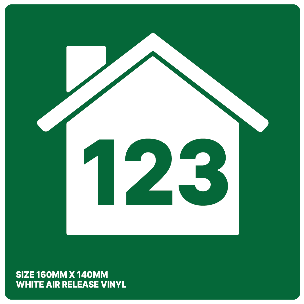 House Shape Bin Graphics