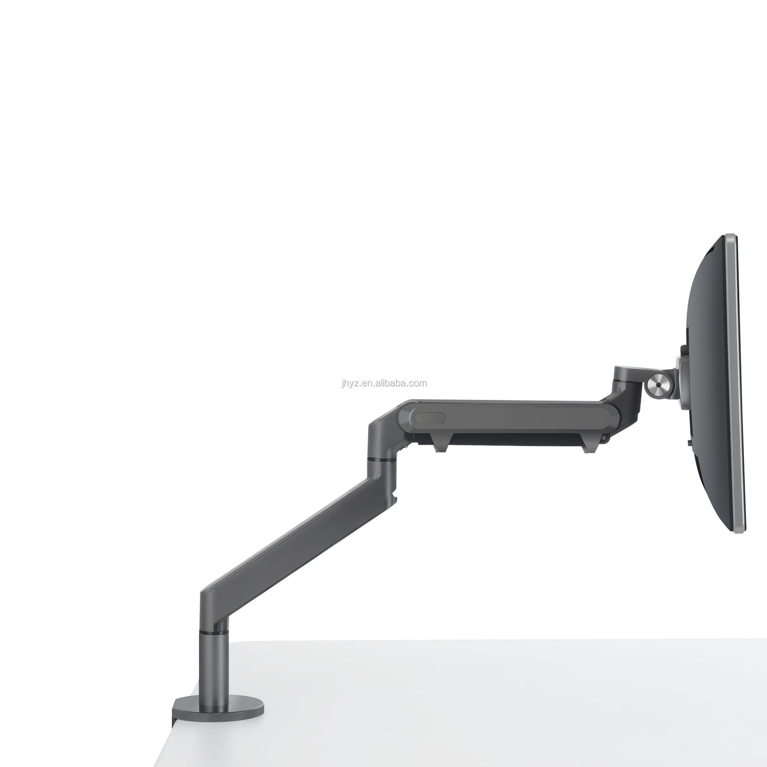 Single Gas Spring Monitor Arm