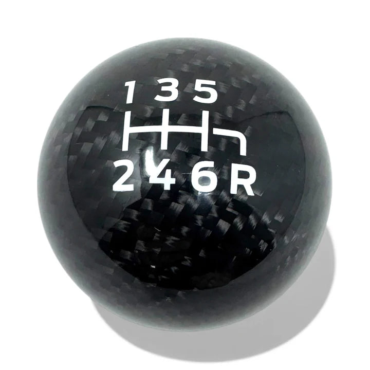 Genuine Carbon Fibre Gear Knob with No Logo – Reverse bottom right