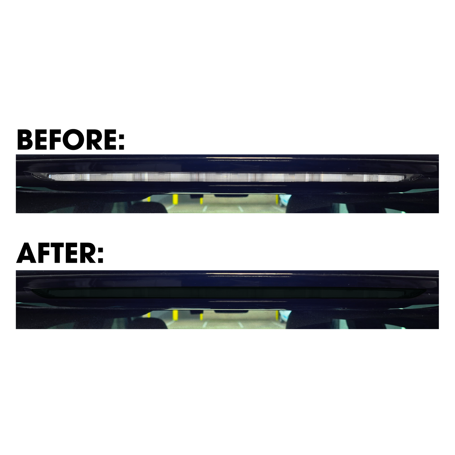 Mach-E Upper Middle Brake Light Tint