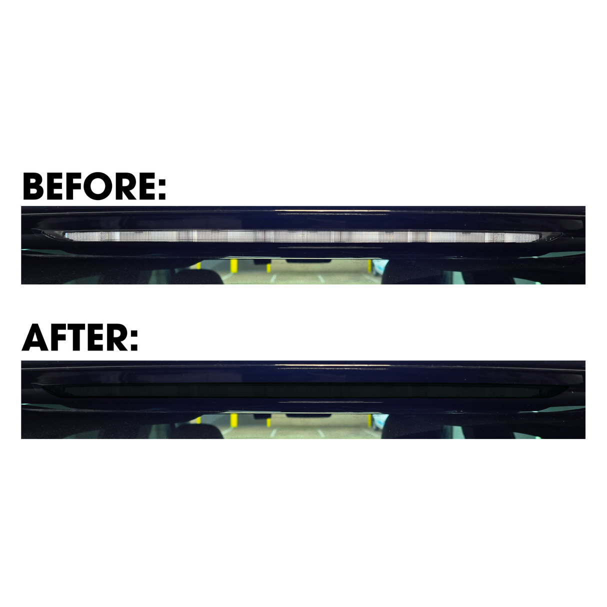 Mach-E Upper Middle Brake Light Tint