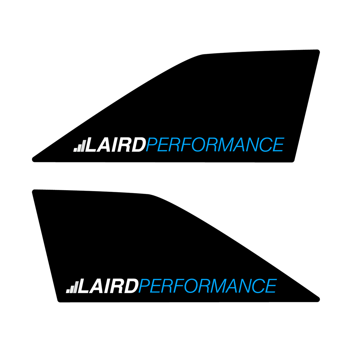 Shark Fin Aerial Decal Sticker - Set of 2 (Various Brand Logos)