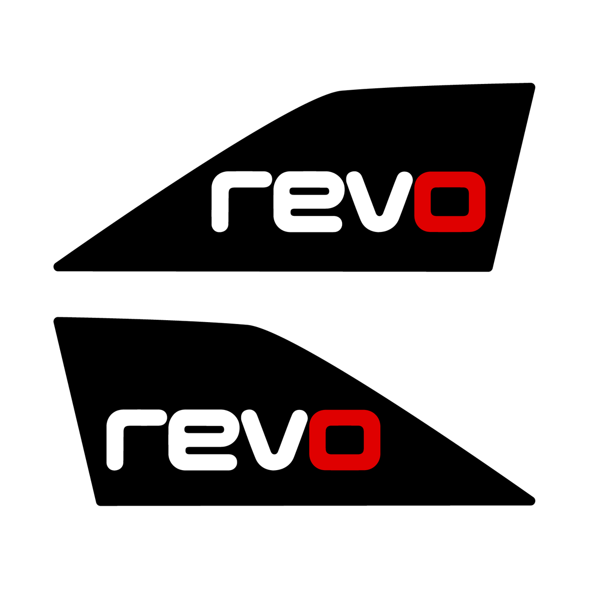 Shark Fin Aerial Decal Sticker - Set of 2 (Various Brand Logos)